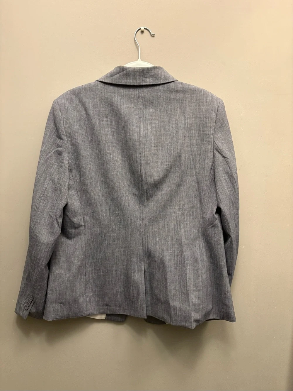 H&M Light Blue Pinstripe Single-Button Blazer